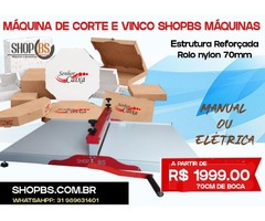 Maquina De Corte E Vinco Manual 70cm - SHOPBS MÁQUINA