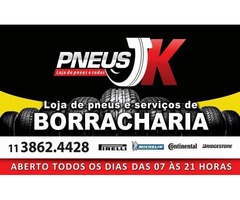 Borracharia jk Pneus Automotivo  pneus,SP manutenção e venda de pneus